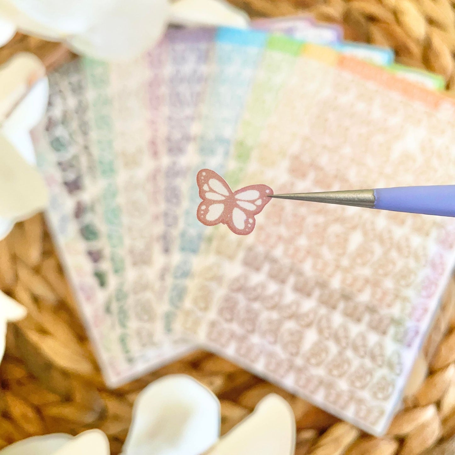 HOLO Butterfly Vinyl Deco Sticker Sheets