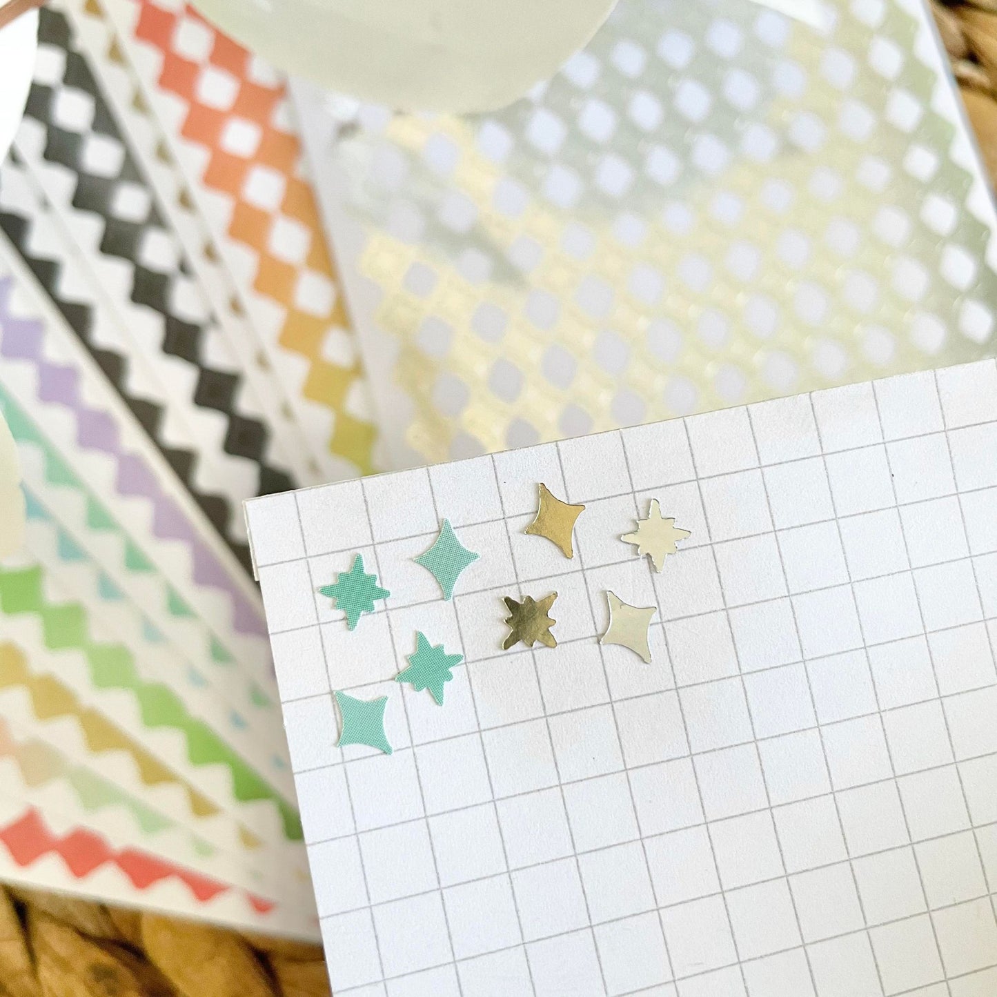 Matte Sparkle Deco Stickers Bundle