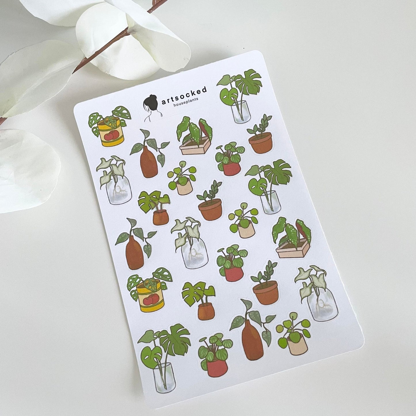 Houseplant Sticker Sheet