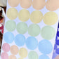 Concentric Circle Sticker Sheets