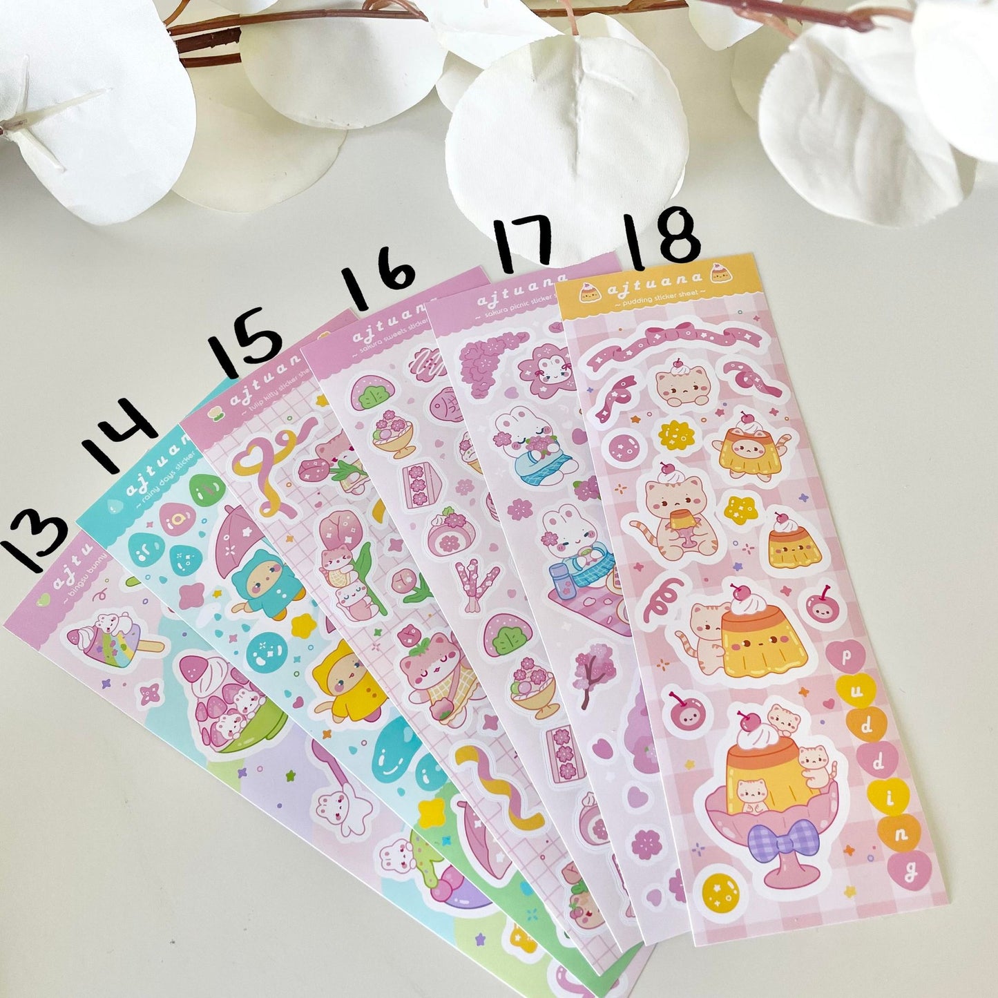 AJTuana Deco Sticker Sheets