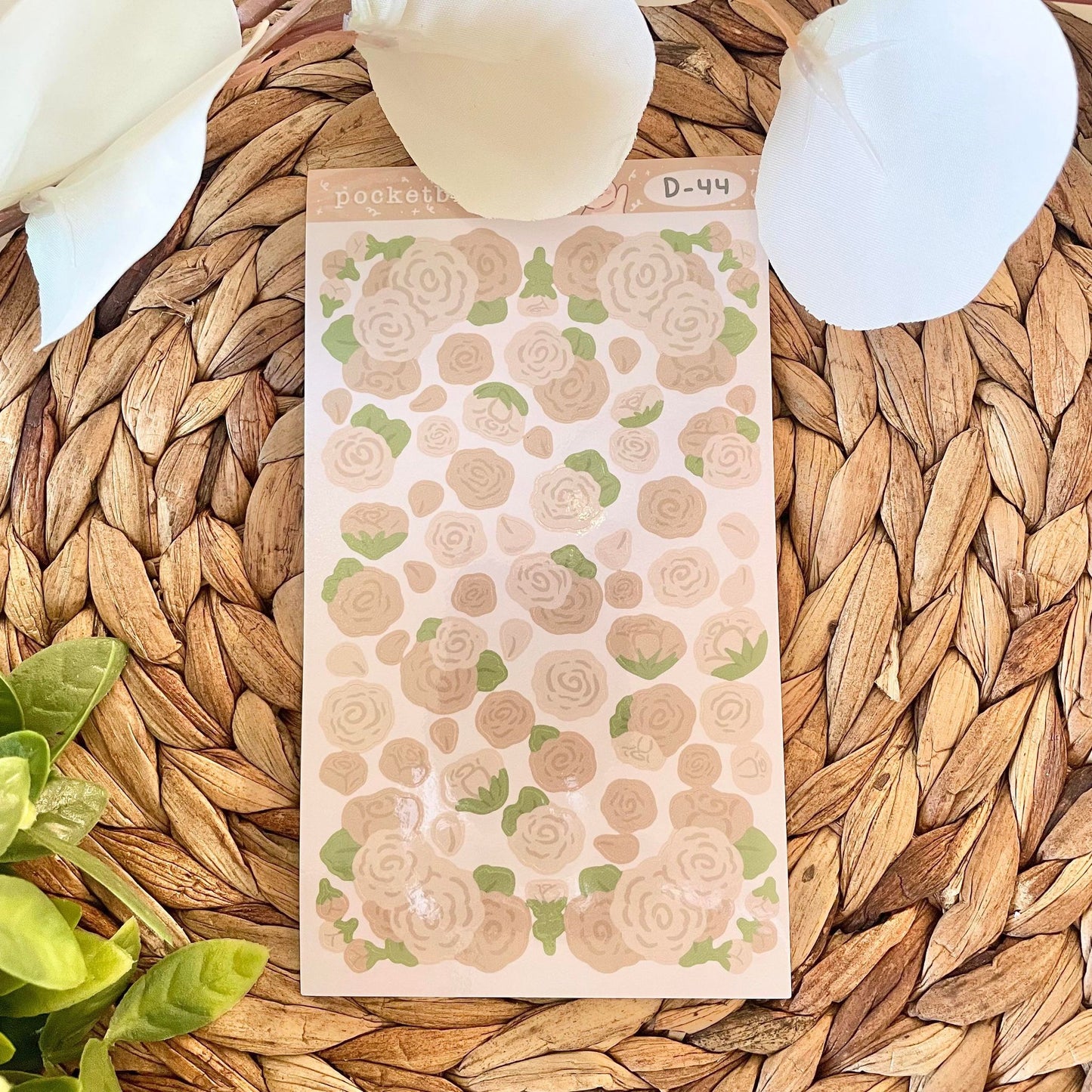 Rose Vinyl Deco Sticker Sheets