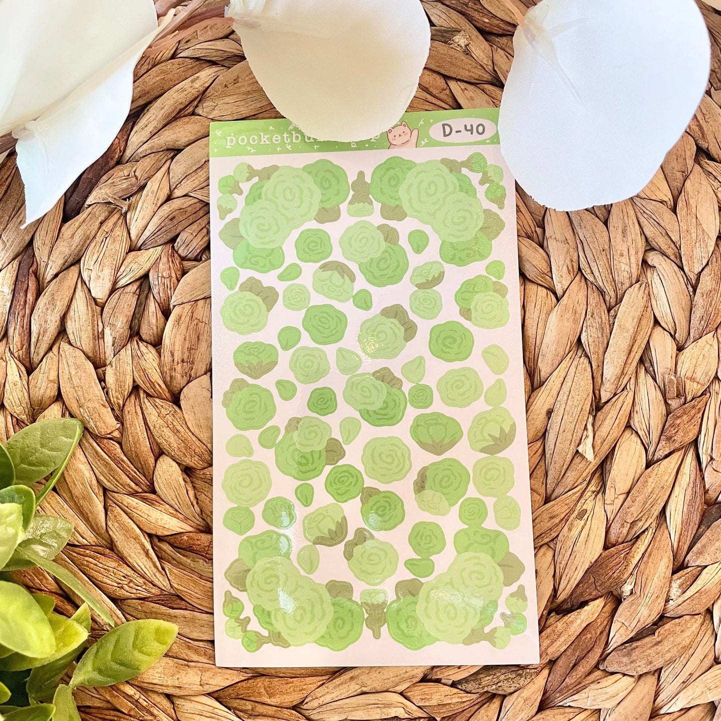 Rose Vinyl Deco Sticker Sheets