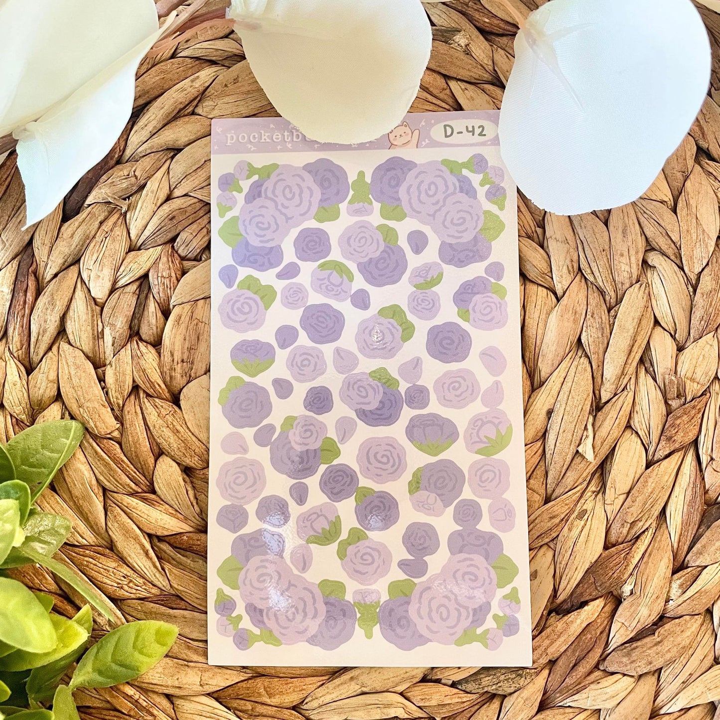 Rose Vinyl Deco Sticker Sheets