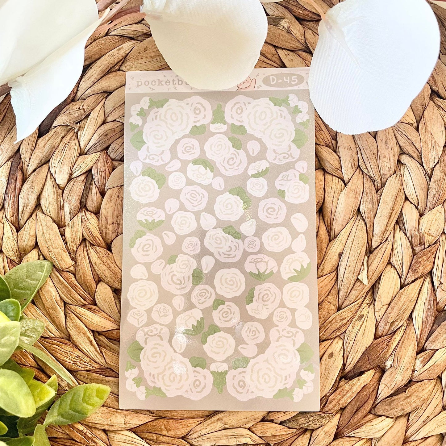 Rose Vinyl Deco Sticker Sheets
