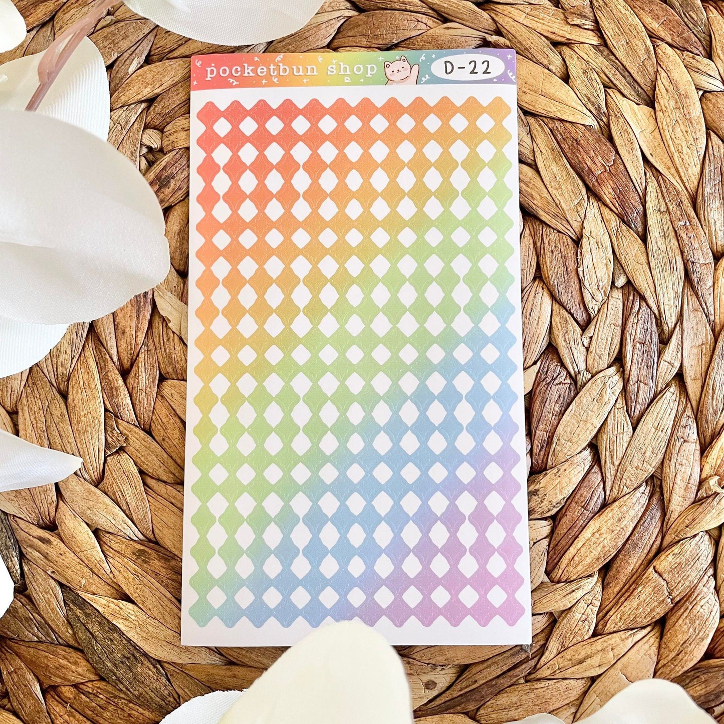 Matte Sparkle Deco Vinyl Sticker Sheets